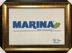 Tranh gạo màu logo